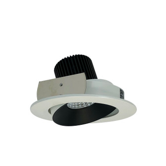 Rec Iolite 4'' Adj. Round Cone Regressed in Black Reflector / White Flange (167|NIO4RC40XBW10)