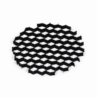 Rec Iolite Hex Cell Louver For 1'' Iolite in Black (167|NIO1HC)