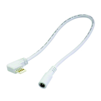 Sl LED Lbar Silk Sbc Acc 12'' Side Power Line Cable For Lightbar Silk, Right in White (167|NAL807W)