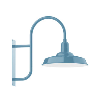 Warehouse One Light Wall Mount in Light Blue (518|WMF18554)