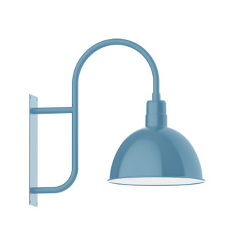 Deep Bowl One Light Wall Mount in Light Blue (518|WMF11754)