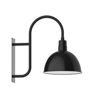 Deep Bowl One Light Wall Mount in Black (518|WMF11741)