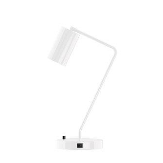 J-Series One Light Table Lamp in White (518|TLD42544)