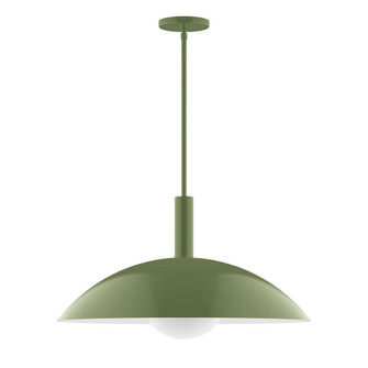 Glow One Light Pendant in Fern Green (518|STGX477G1522)