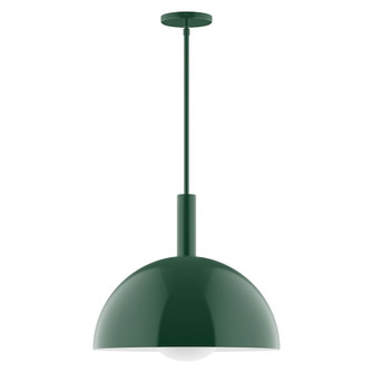 Ray One Light Pendant in Forest Green (518|STGX472G1542)
