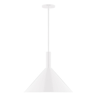 Chase One Light Pendant in White (518|STGX46744)