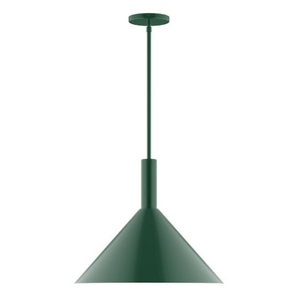 Chase One Light Pendant in Forest Green (518|STGX46742)