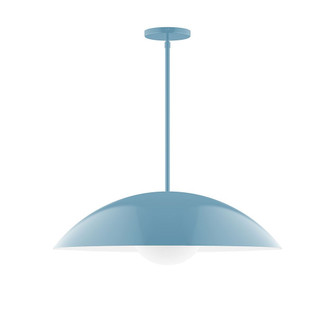 Axis One Light Pendant in Light Blue (518|STG439G1554)