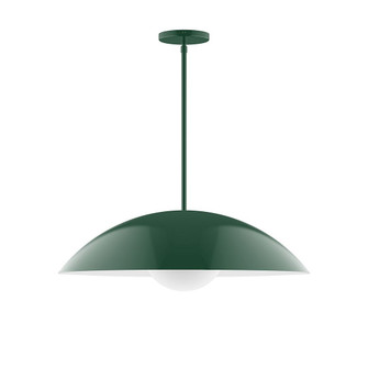 Axis One Light Pendant in Forest Green (518|STG439G1542)
