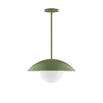 Axis One Light Pendant in Fern Green (518|STG438G1522)