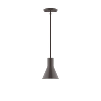 Axis One Light Pendant in Architectural Bronze (518|STG43651)