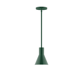 Flare One Light Pendant in Forest Green (518|STG43642)