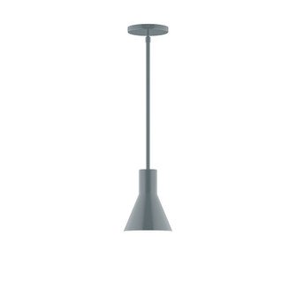 Flare One Light Pendant in Slate Gray (518|STG43640)