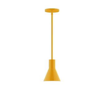 Axis One Light Pendant in Bright Yellow (518|STG43621)