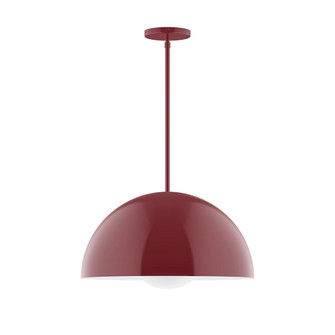 Arcade One Light Pendant in Barn Red (518|STG433G1555)