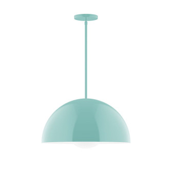 Arcade One Light Pendant in Sea Green (518|STG433G1548)