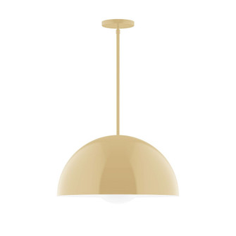 Arcade One Light Pendant in Ivory (518|STG433G1517)