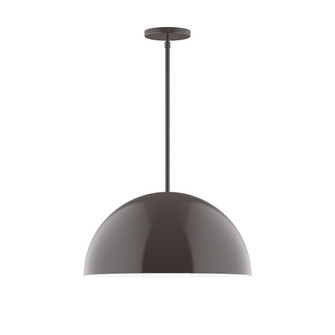 Arcade One Light Pendant in Architectural Bronze (518|STG43351)