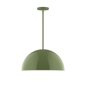 Arcade One Light Pendant in Fern Green (518|STG43322)