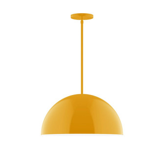 Arcade One Light Pendant in Bright Yellow (518|STG43321)