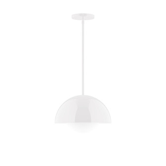 Arcade One Light Pendant in White (518|STG432G1544)