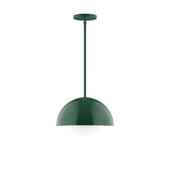 Arcade One Light Pendant in Forest Green (518|STG432G1542)