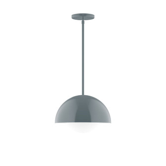 Axis One Light Pendant in Slate Gray (518|STG432G1540)