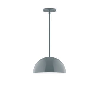 Arcade One Light Pendant in Slate Gray (518|STG43240)