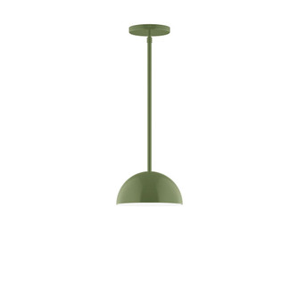 Axis One Light Pendant in Fern Green (518|STG43122)