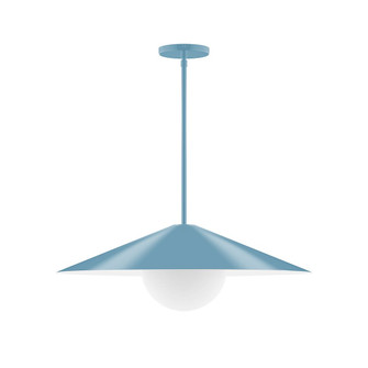 Axis One Light Pendant in Light Blue (518|STG429G1554)