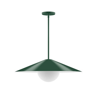 Vessel One Light Pendant in Forest Green (518|STG429G1542)