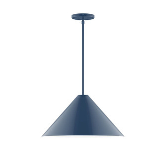 Pinnacle One Light Pendant in Navy (518|STG42350)