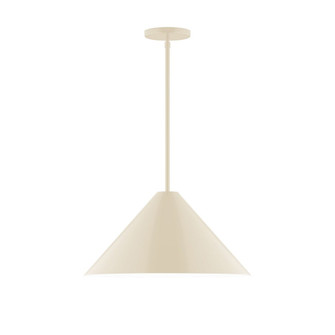 Pinnacle One Light Pendant in Cream (518|STG42316)