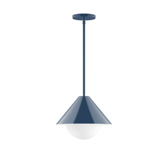 Pinnacle One Light Pendant in Navy (518|STG422G1550)