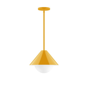 Axis One Light Pendant in Bright Yellow (518|STG422G1521)