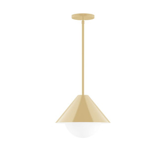 Pinnacle One Light Pendant in Ivory (518|STG422G1517)