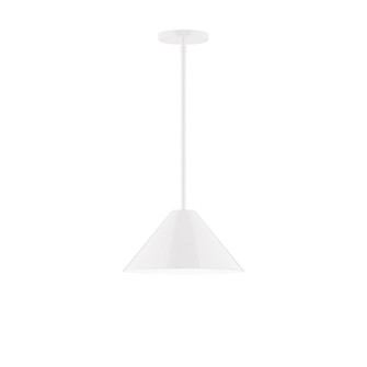 Axis One Light Pendant in White (518|STG42244)