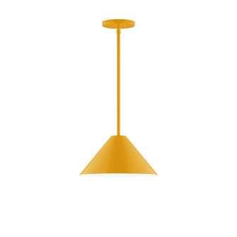 Pinnacle One Light Pendant in Bright Yellow (518|STG42221)