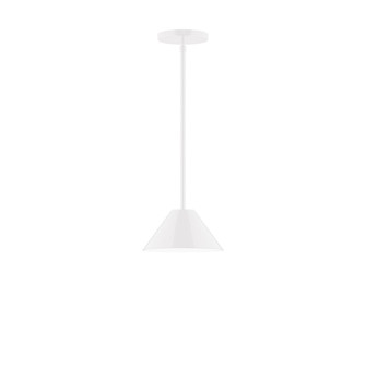 Pinnacle One Light Pendant in White (518|STG42144)