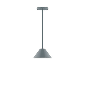 Pinnacle One Light Pendant in Slate Gray (518|STG42140)