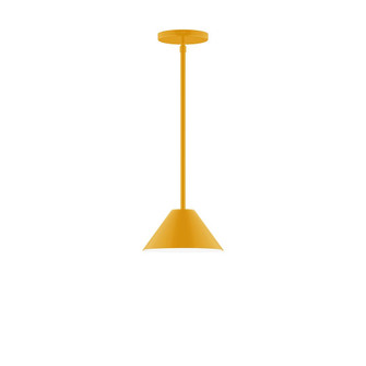Pinnacle One Light Pendant in Bright Yellow (518|STG42121)