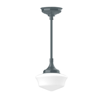Schoolhouse One Light Pendant in Slate Gray (518|STC02140)