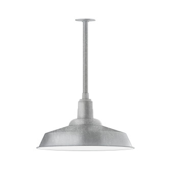 Warehouse One Light Pendant in Painted Galvanized (518|STB18649T30)