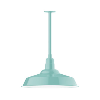 Warehouse One Light Pendant in Sea Green (518|STB18648T24)