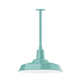Warehouse One Light Pendant in Sea Green (518|STB18548T30)