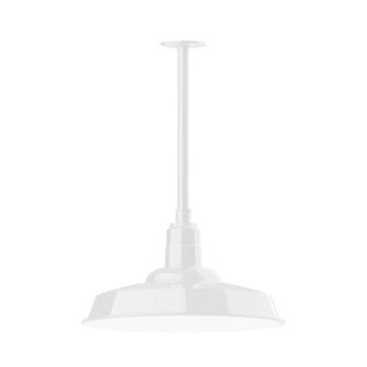 Warehouse One Light Pendant in White (518|STB18544T36)