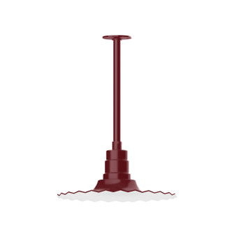 Radial One Light Pendant in Barn Red (518|STB15955T30)
