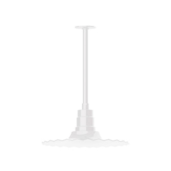 Radial One Light Pendant in White (518|STB15944T36)