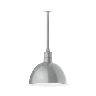 Deep Bowl One Light Pendant in Painted Galvanized (518|STB11749)
