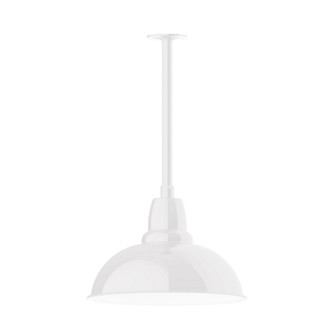 Cafe One Light Pendant in White (518|STB10844)